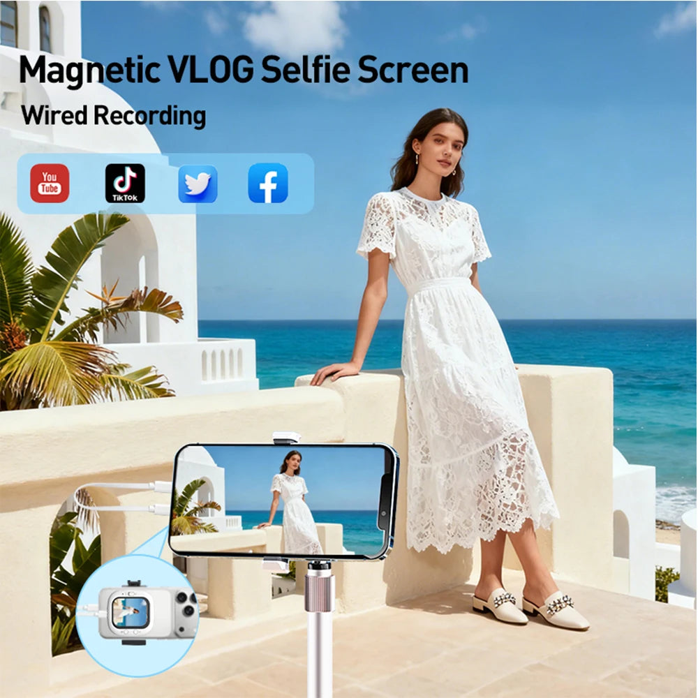 Vlog Selfie Monitor Screen Phone Clip